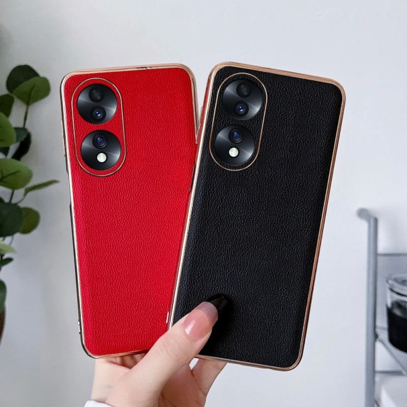 Coque Honor 70 Véritable Cuir Élégance