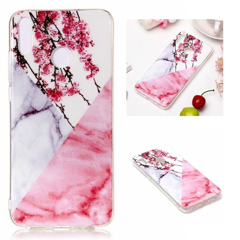 Coque Honor 8x Marbrée Fleurs De Prunier