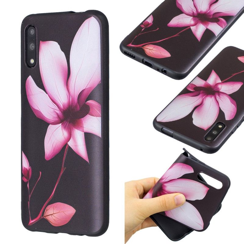 Coque Honor 9x Pro En Relief Pink Flower