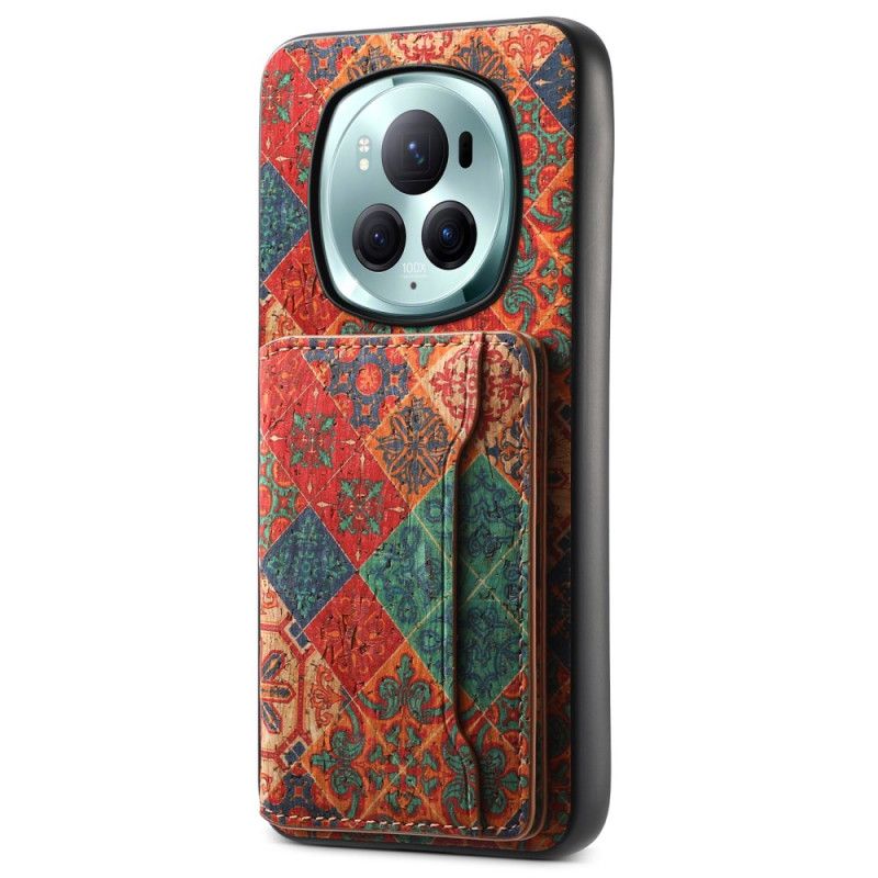 Coque Honor Magic 6 Pro Porte-Carte Design Floral