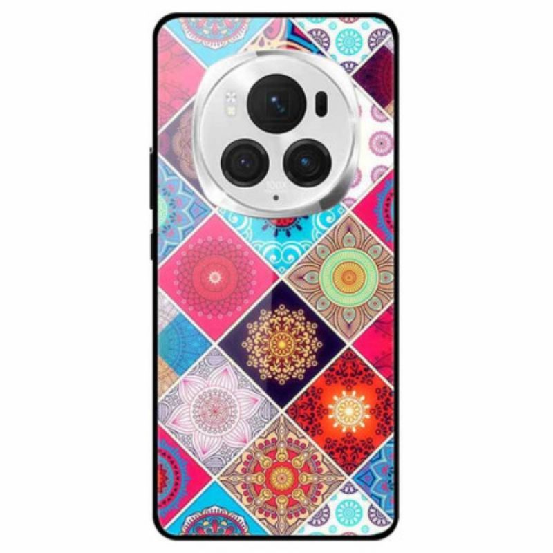 Coque Honor Magic 6 Pro Verre Trempé Fleurs Colorées