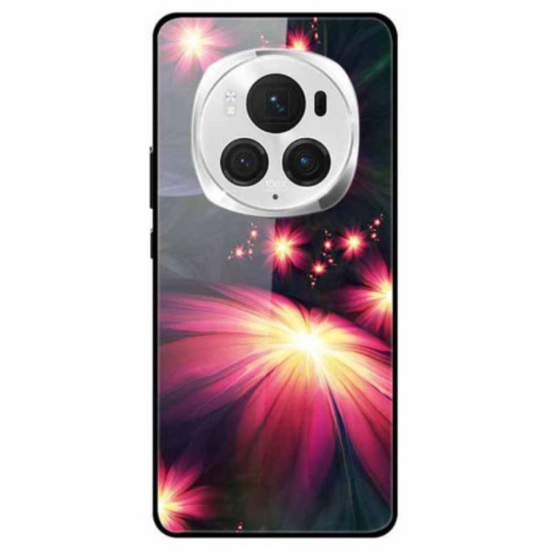 Coque Honor Magic 6 Pro Verre Trempé Fleurs Magnifiques