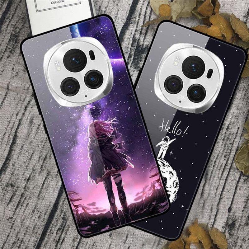 Coque Honor Magic 6 Pro Verre Trempé Laser Rouge