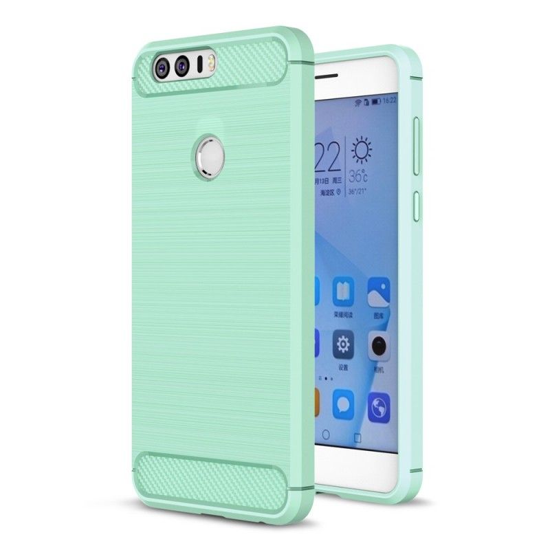 Coque Huawei Honor 8 Fibre Carbone Brossée