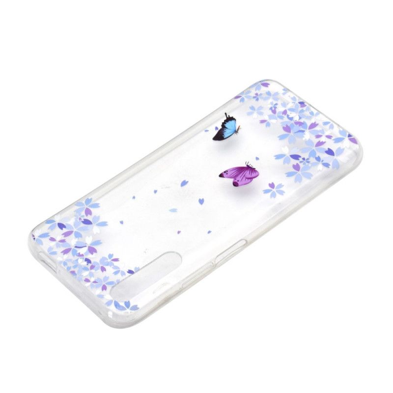 Coque Huawei P Smart Pro / Honor 9x Pro Papillons Et Fleurs