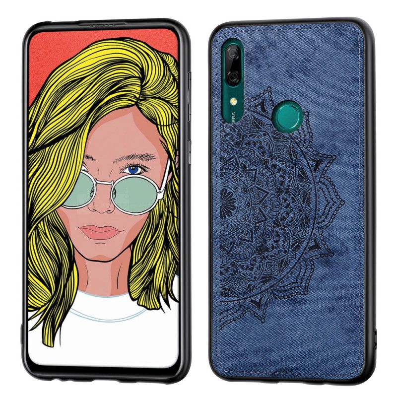 Coque Huawei P Smart Z / Honor 9x Texture Tissu Et Mandala