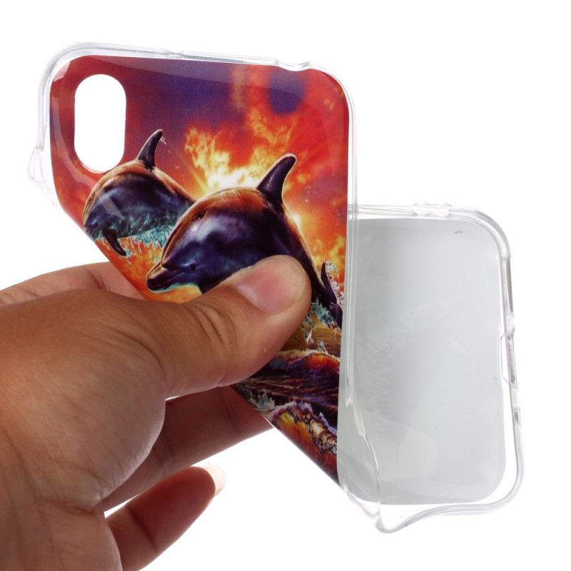 Coque Huawei Y5 2019 / Honor 8s Dauphins En Liberté