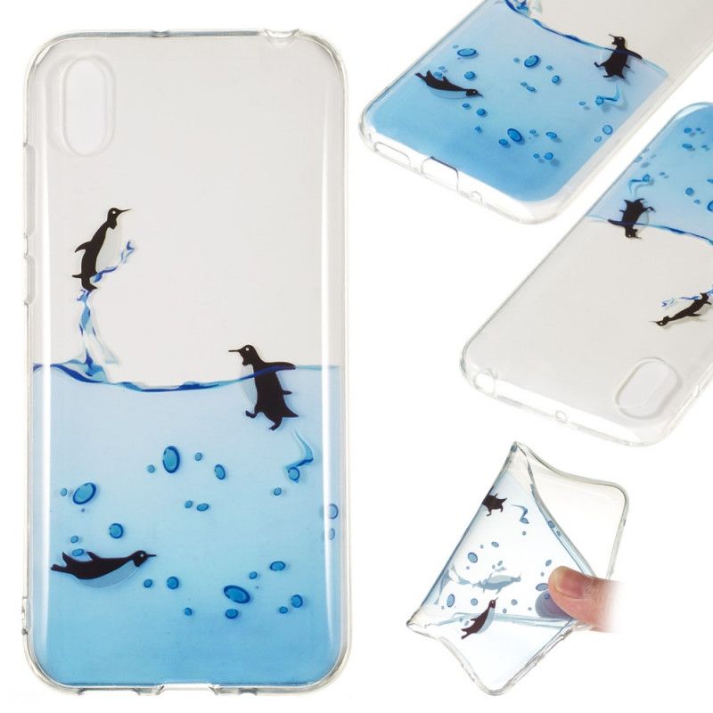 Coque Huawei Y5 2019 / Honor 8s Transparente Jeu De Pingouins