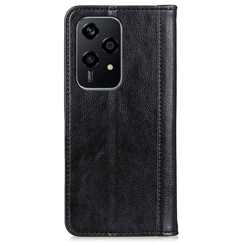 Flip Cover Honor 200 Lite Cuir Fendu