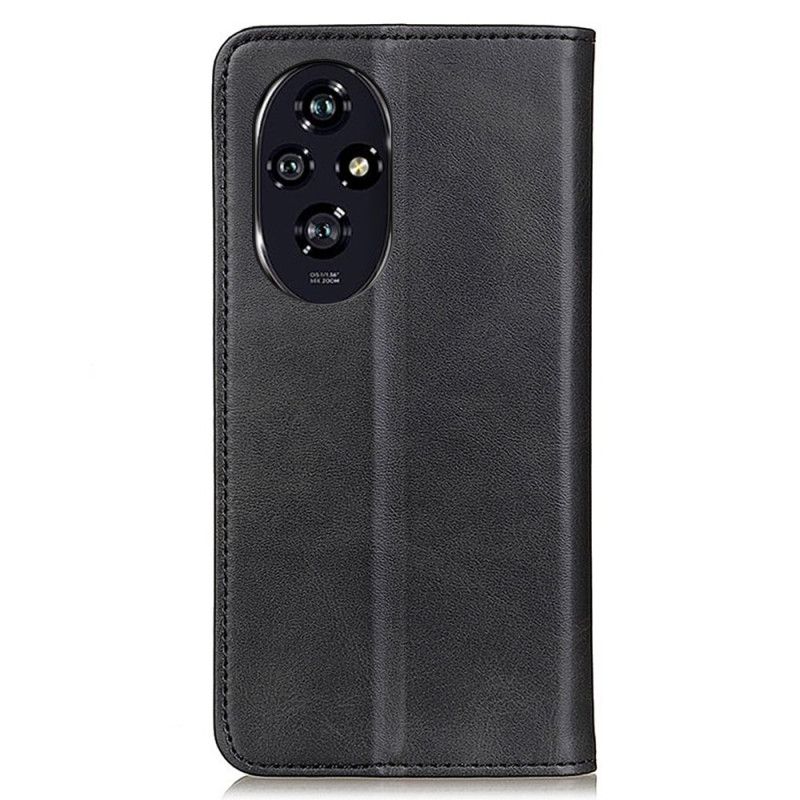 Flip Cover Honor 200 Pro Cuir Fendu