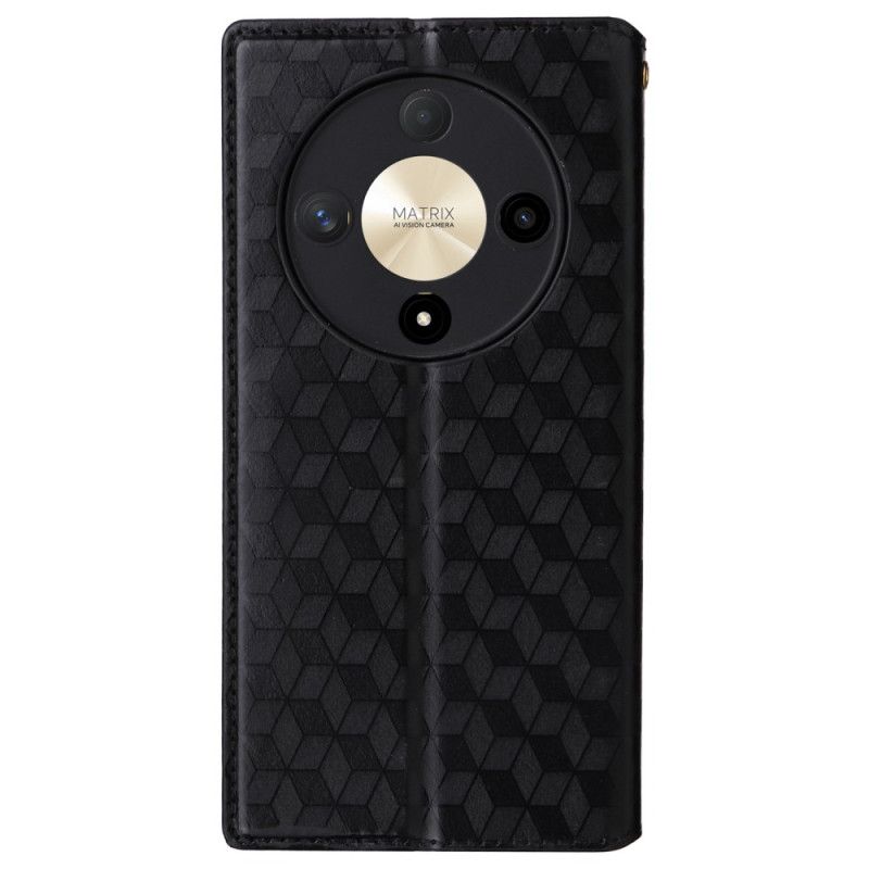 Flip Cover Honor Magic 6 Lite / X9b Losanges 3D