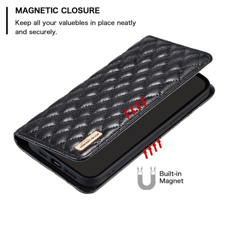 Flip Cover Honor Magic 6 Lite / X9b Matelassée BINFEN COLOR