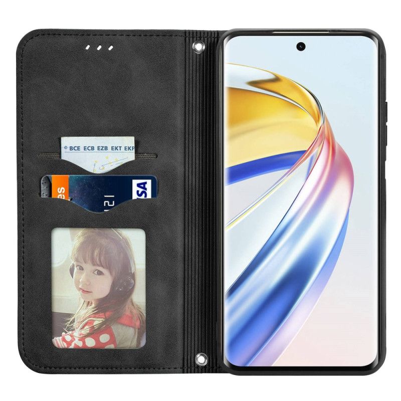 Flip Cover Honor Magic 6 Lite / X9b Style Daim