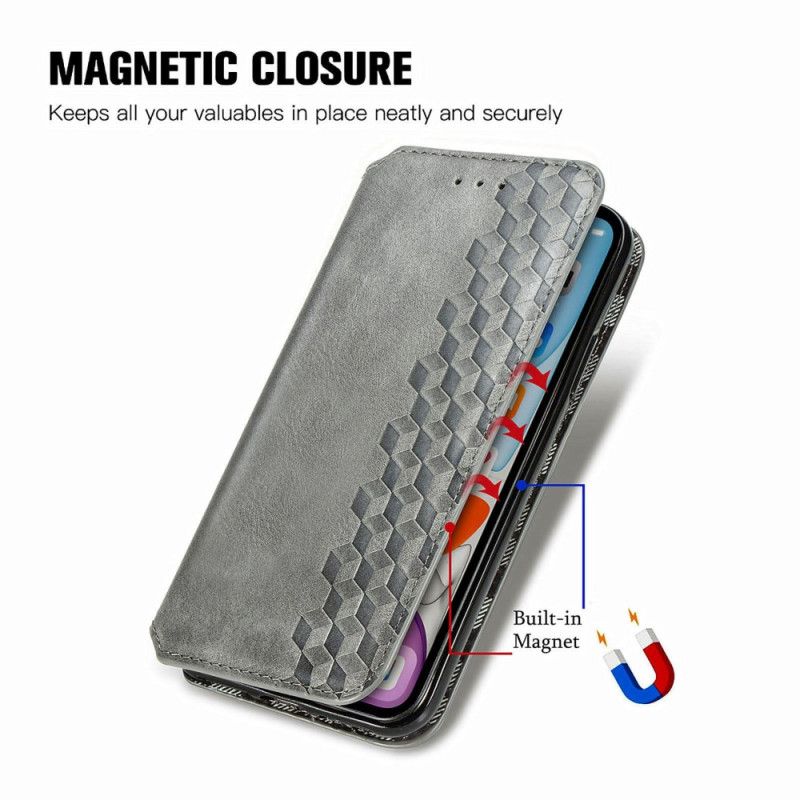 Flip Cover Honor Magic 6 Lite / X9b Style Daim Rétro