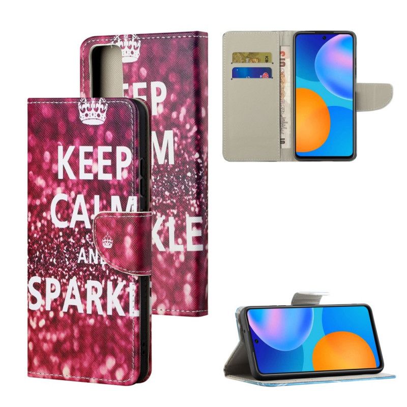 Housse Honor 10x Lite Keep Calm And Sparkle