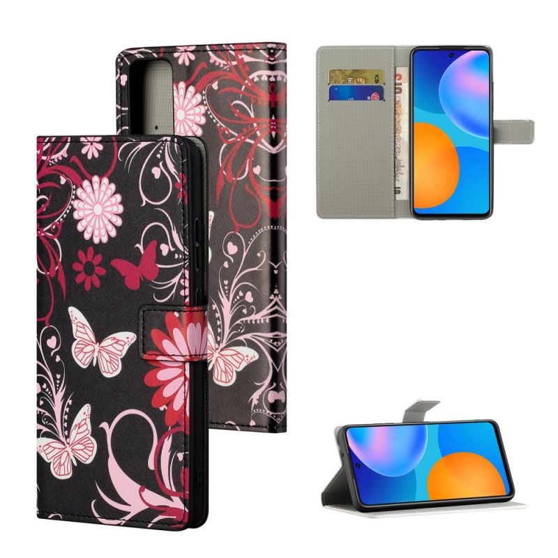 Housse Honor 10x Lite Papillons Et Fleurs