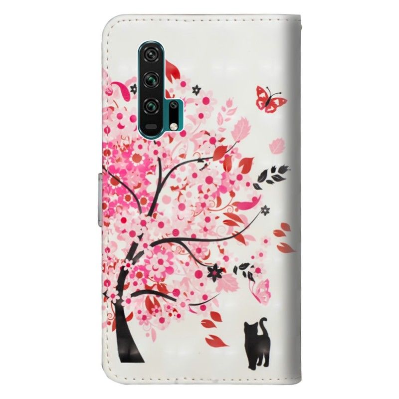 Housse Honor 20 Pro Arbre Rose