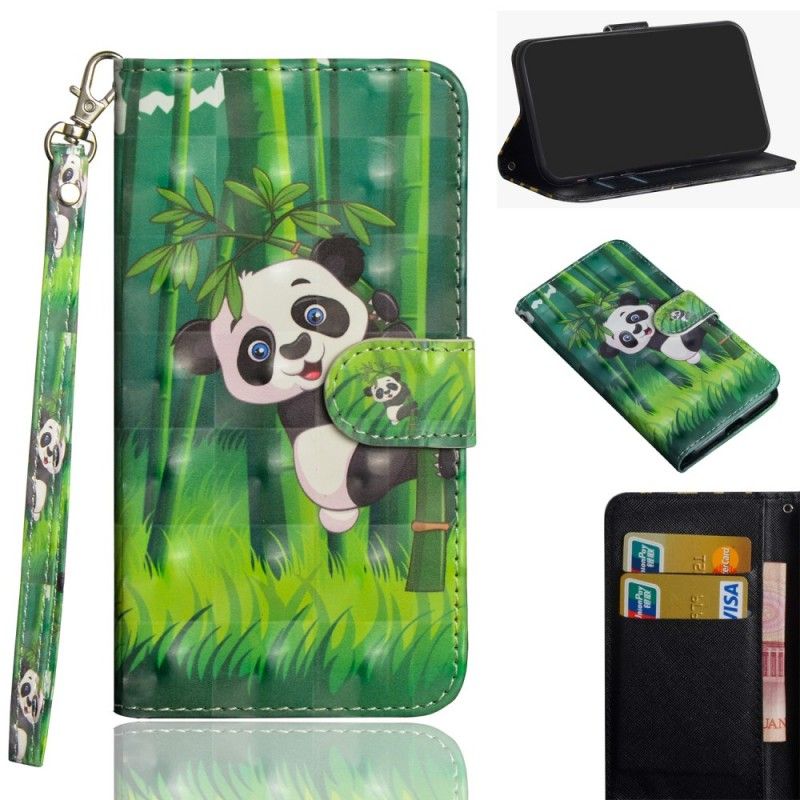 Étui Housse Honor 20 Pro Panda Et Bambou