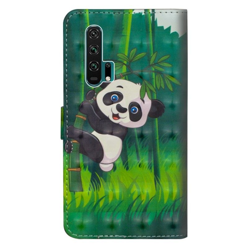 Étui Housse Honor 20 Pro Panda Et Bambou