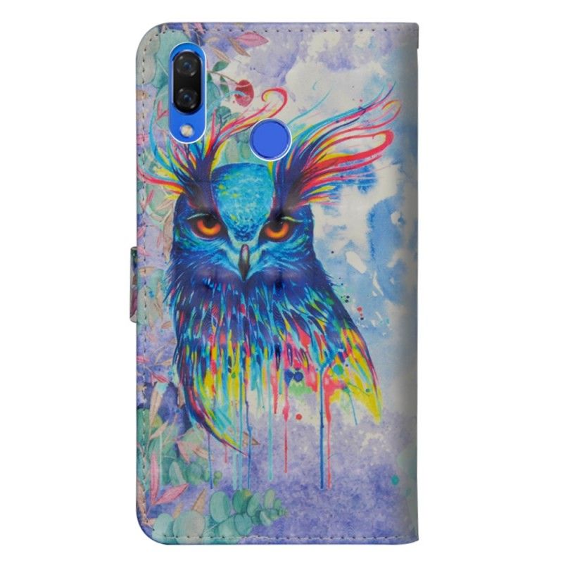 Housse Honor 8x Oiseau Aquarelle