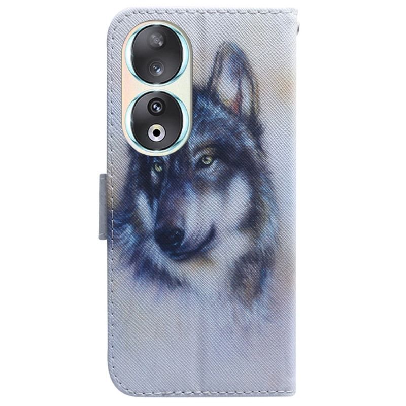 Housse Honor 90 Chien Aquarelle