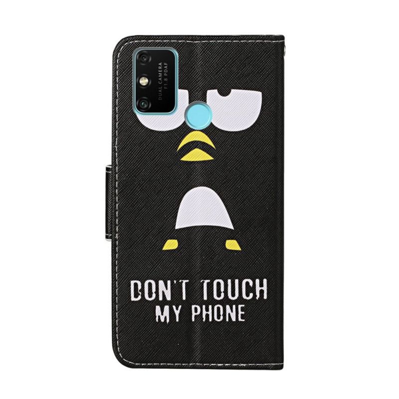 Housse Honor 9a Don't Touch My Phone Dit Le Pingouin