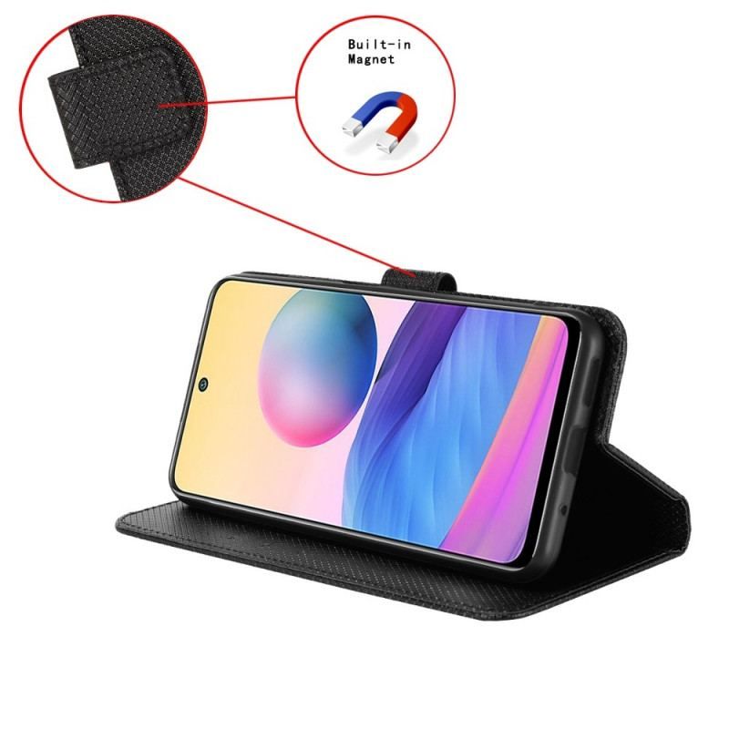 Housse Honor Magic 4 Lite 5G Simili Cuir Stylé à Lanière