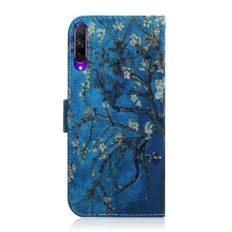 Étui Housse Huawei P Smart Pro / Honor 9x Pro Branches Fleuries