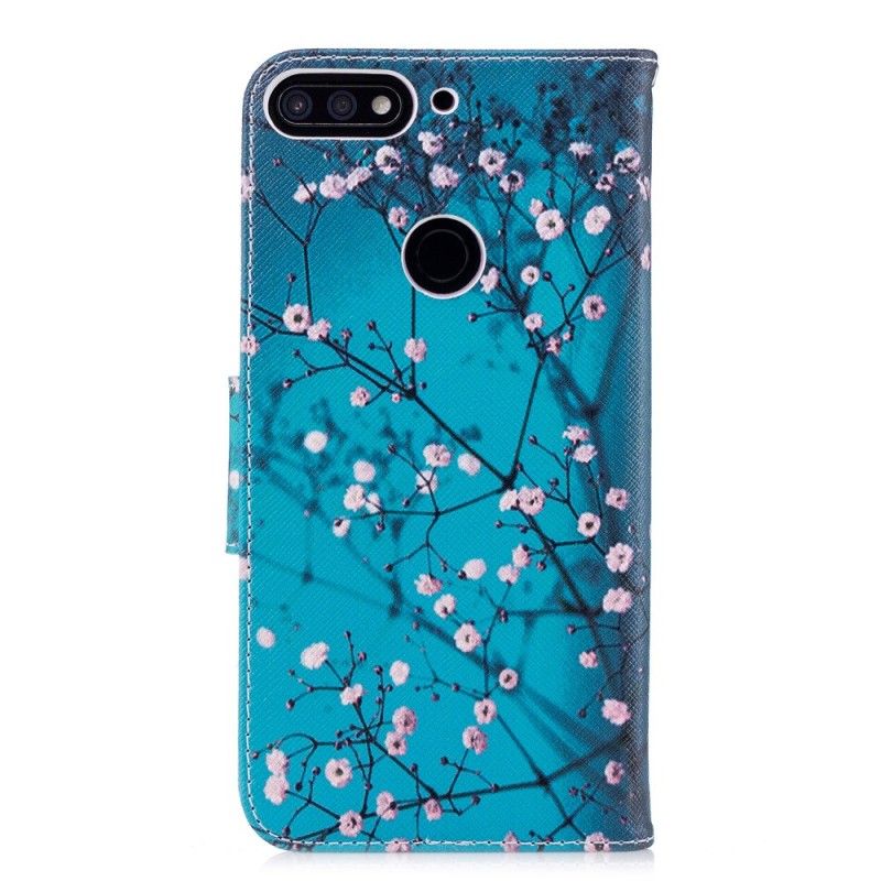 Housse Huawei Y7 2018 / Honor 7c Arbre En Fleur