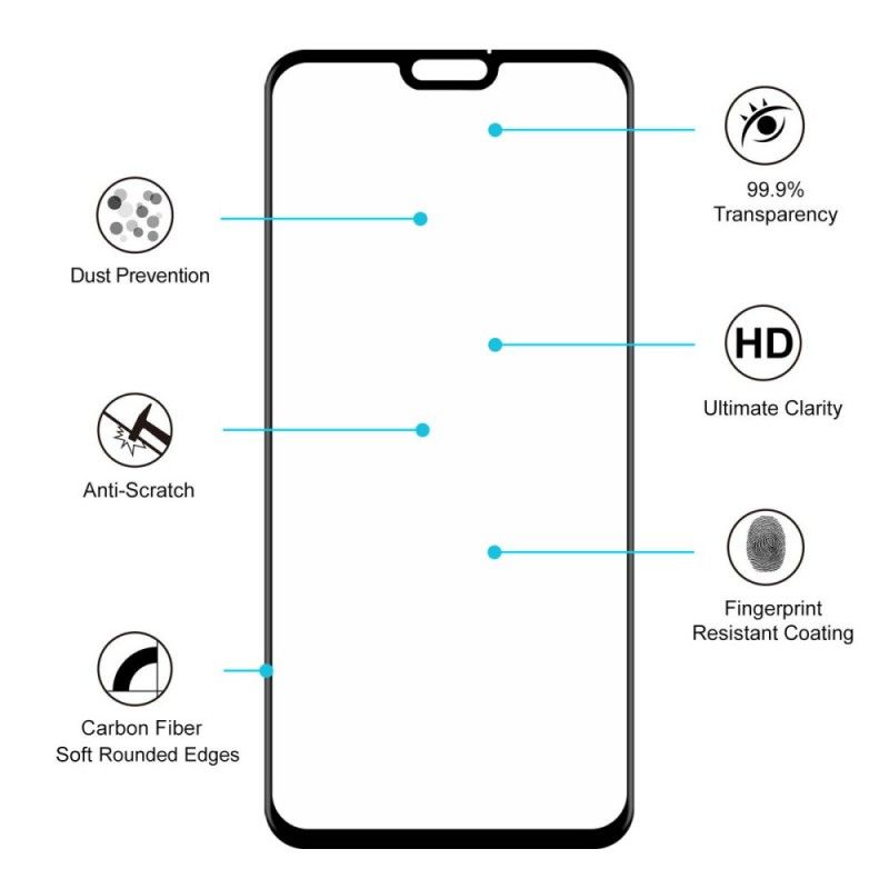 Protection En Verre Trempé Pour Honor 8x