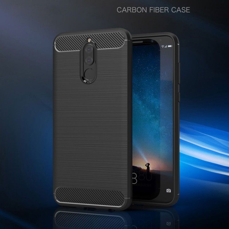 Coque Huawei Mate 10 Lite Fibre Carbone Brossée