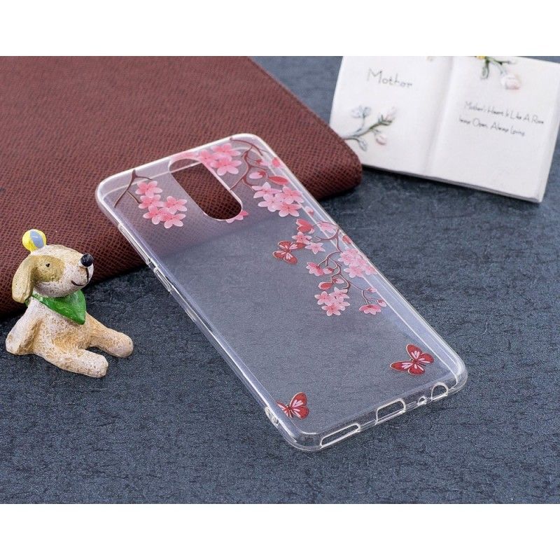 Coque Huawei Mate 10 Lite Transparente Arbre Fleuri