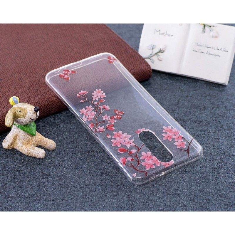 Coque Huawei Mate 10 Lite Transparente Arbre Fleuri