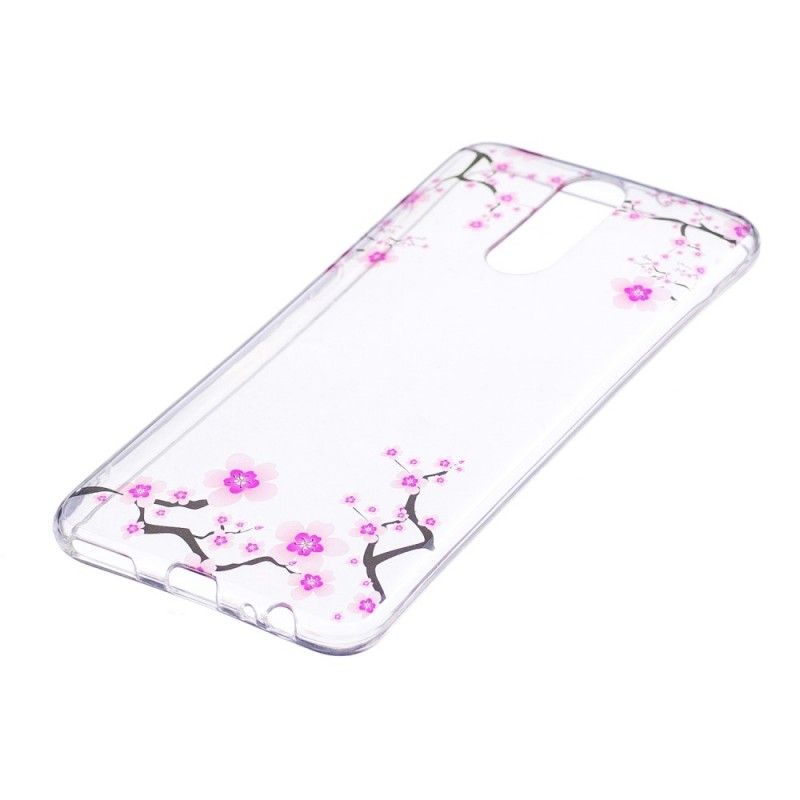 Coque Huawei Mate 10 Lite Transparente Arbre Fleuri