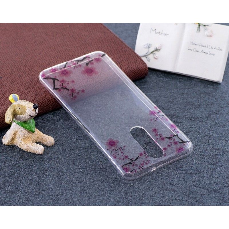 Coque Huawei Mate 10 Lite Transparente Arbre Fleuri