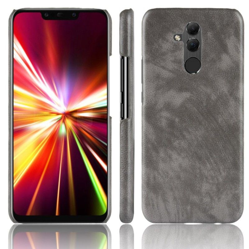 Coque Huawei Mate 20 Lite Effet Cuir Litchi