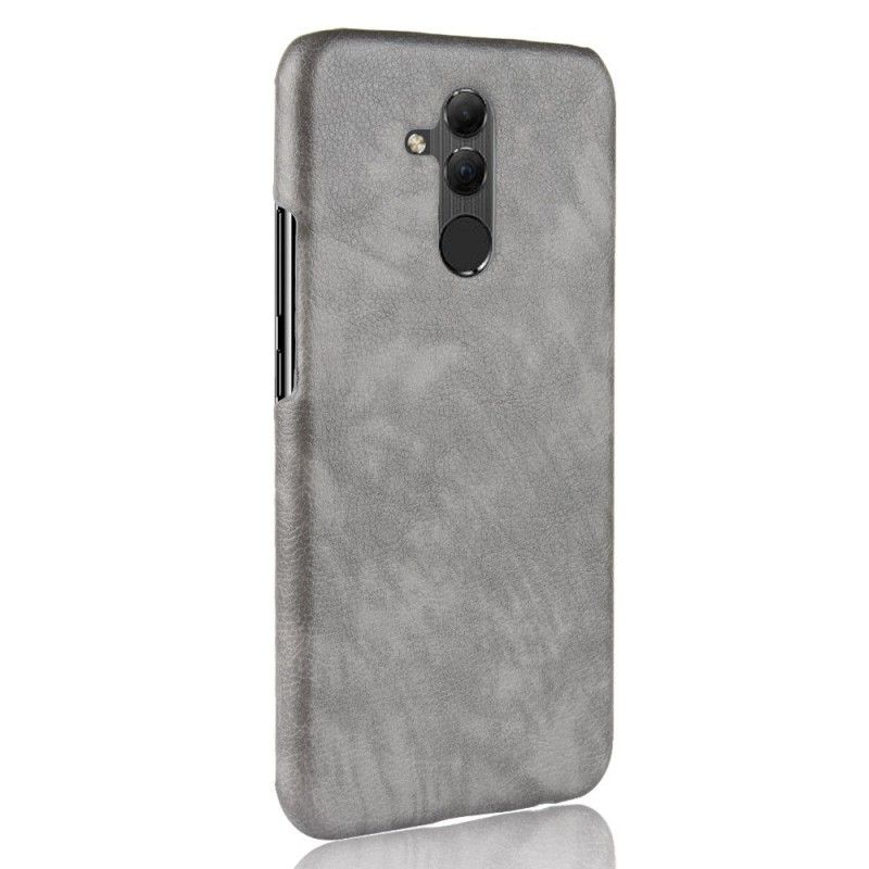 Coque Huawei Mate 20 Lite Effet Cuir Litchi