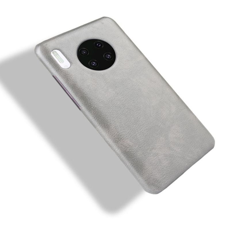 Coque Huawei Mate 30 Effet Cuir Litchi