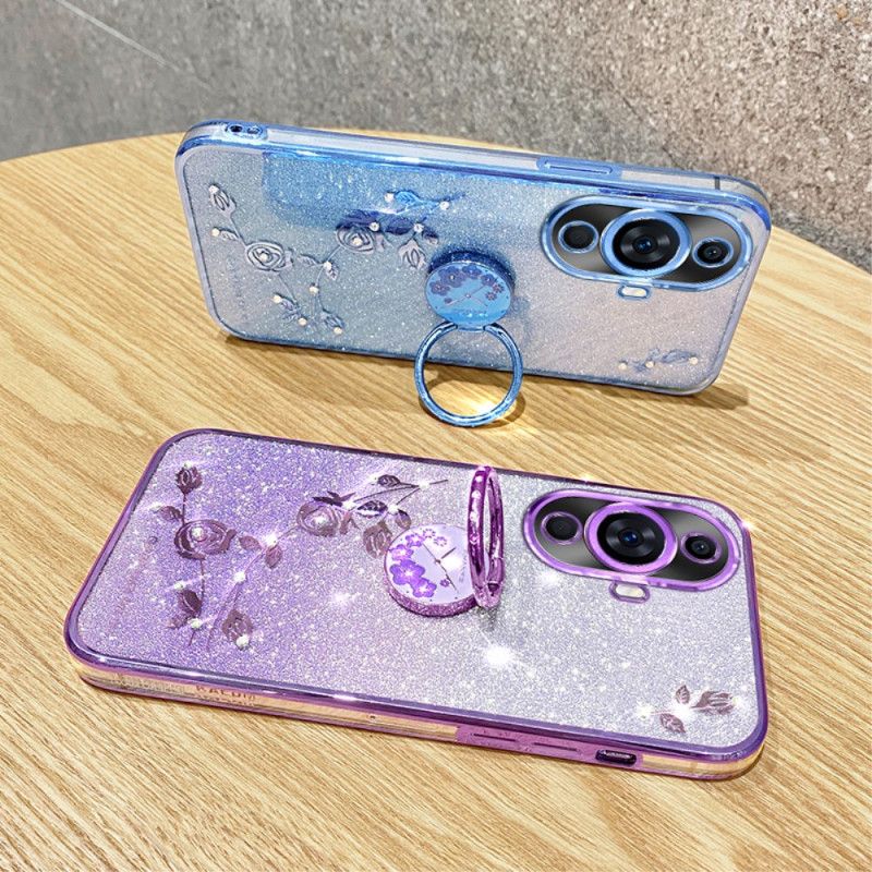 Coque Huawei Nova 12S Strass et Support Kadem