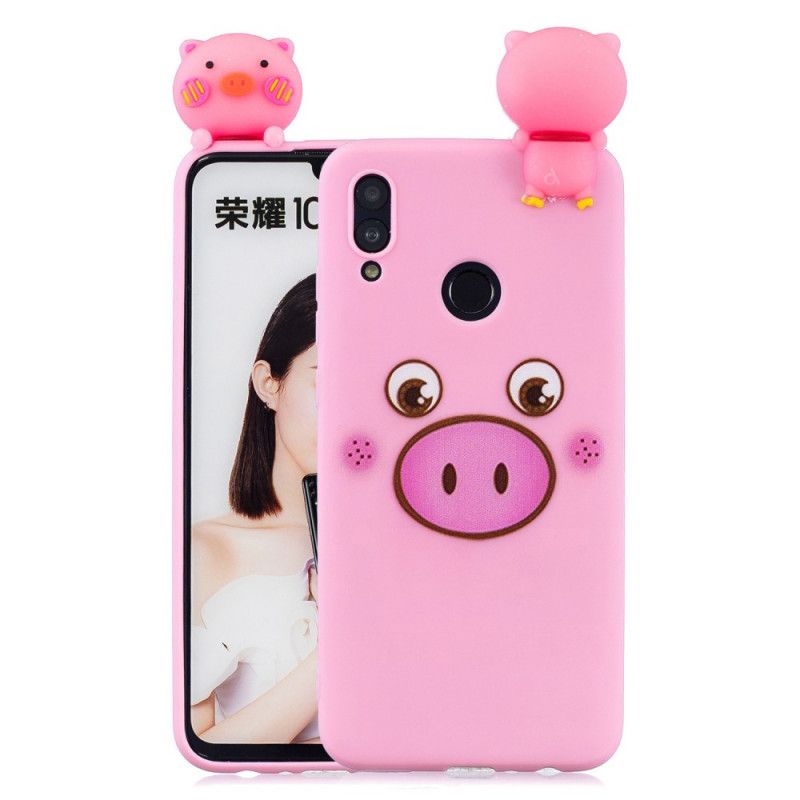 Coque Huawei P Smart 2019 Apollon Le Cochon 3d