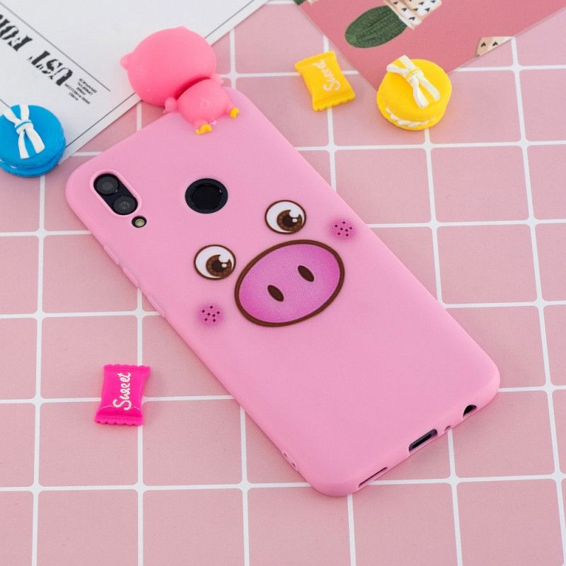 Coque Huawei P Smart 2019 Apollon Le Cochon 3d