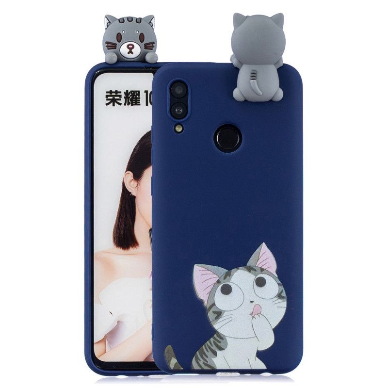 Coque Huawei P Smart 2019 Chat Penseur 3d