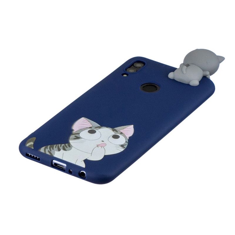 Coque Huawei P Smart 2019 Chat Penseur 3d