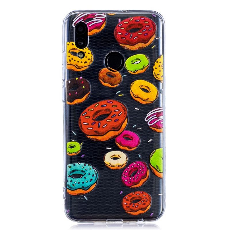 Coque Huawei P Smart 2019 Transparente Donuts