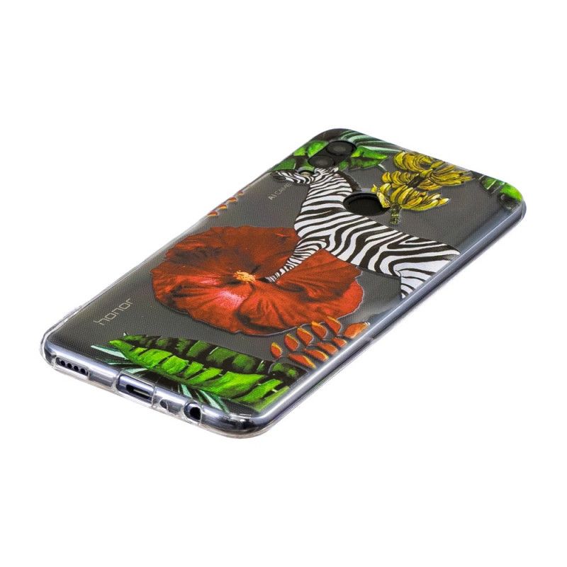 Coque Huawei P Smart 2019 Zèbre Et Fleurs