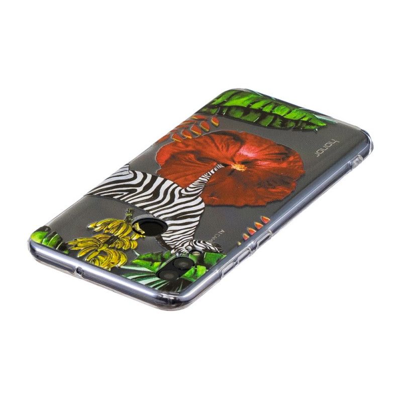 Coque Huawei P Smart 2019 Zèbre Et Fleurs