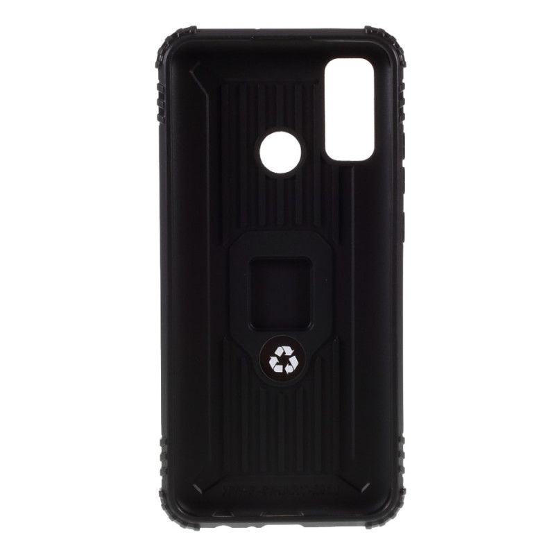 Coque Huawei P Smart 2020 Ring Et Fibre Carbone