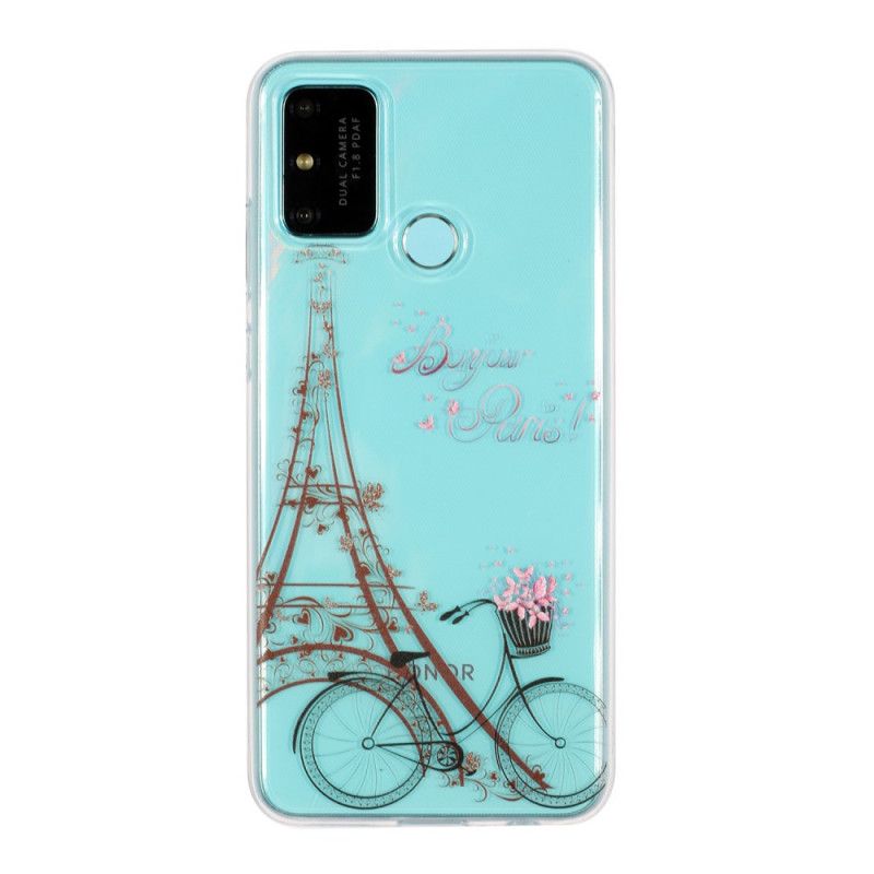 Coque Huawei P Smart 2020 Transparente Bonjour Paris