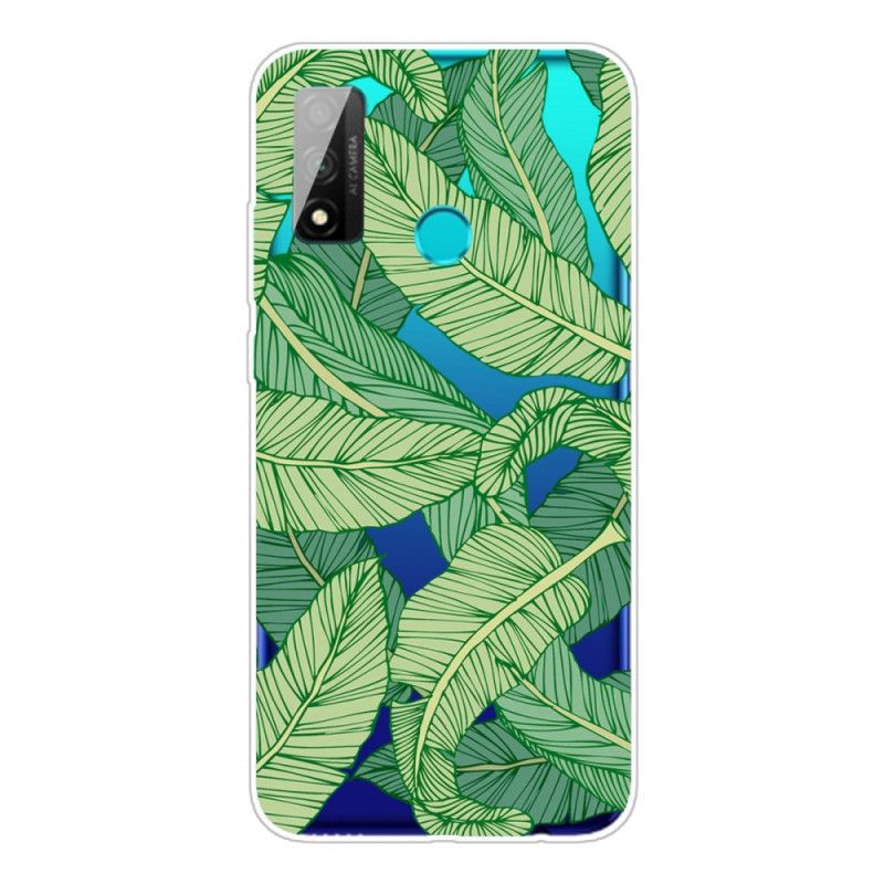 Coque Huawei P Smart 2020 Transparente Feuilles Graphiques