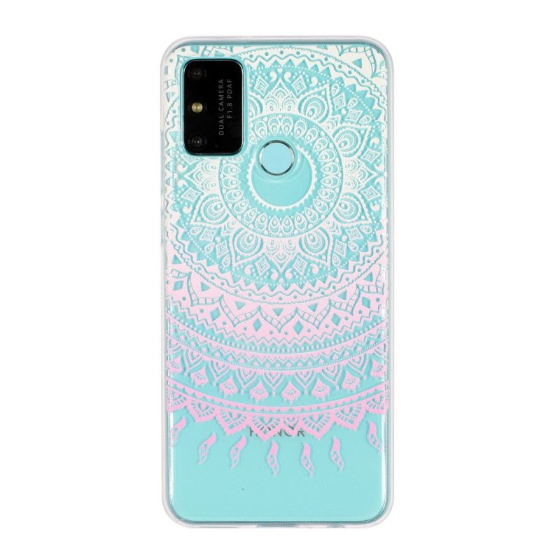 Coque Huawei P Smart 2020 Transparente Mandala Coloré